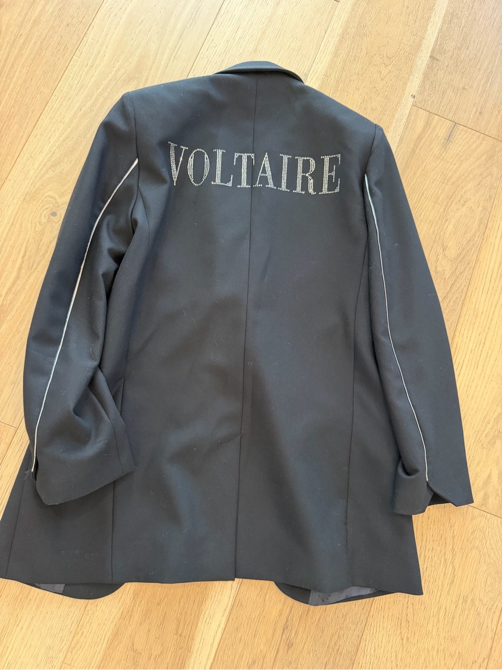Zadig & Voltaire Navy-Black Single-Button Women's Blazer